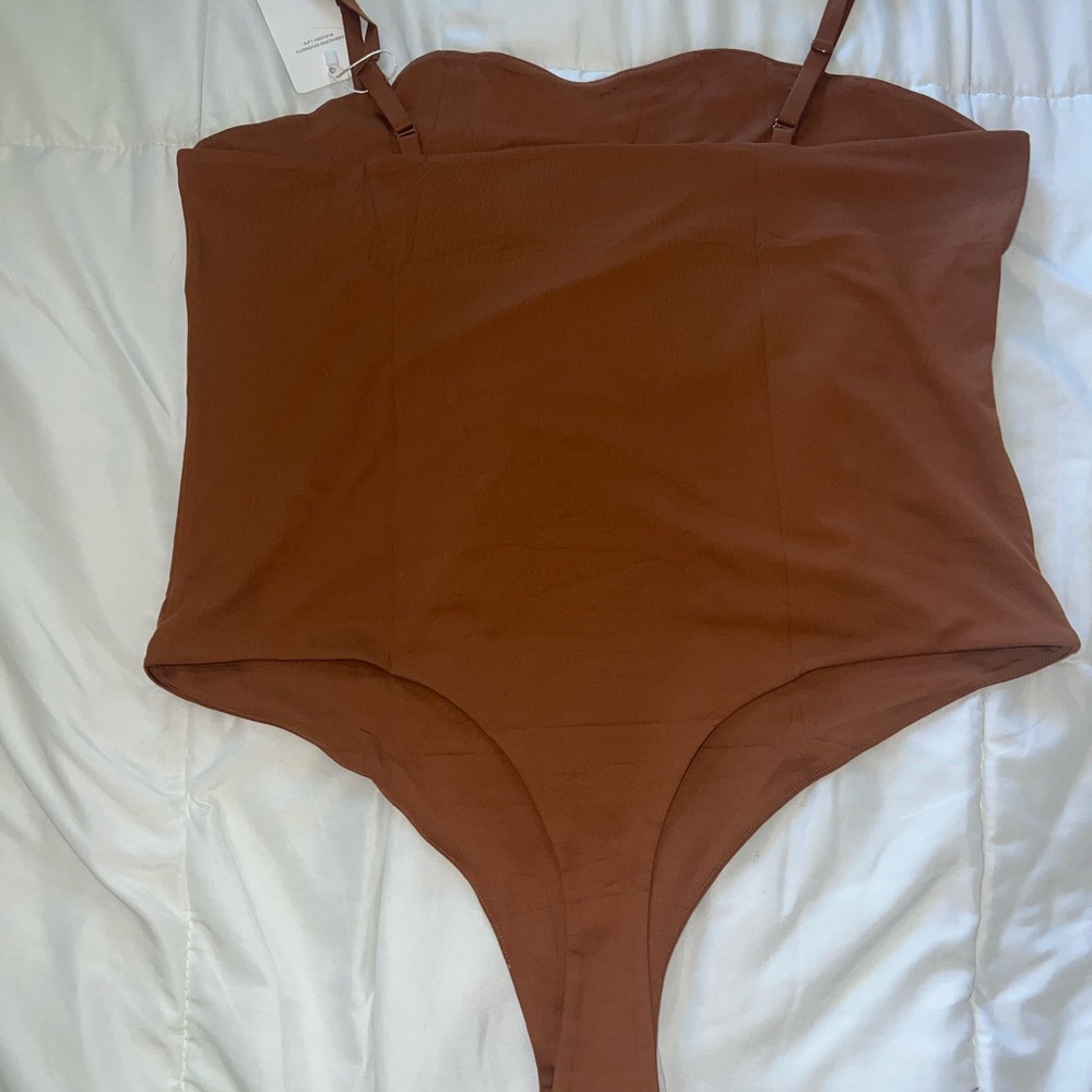 Black Long Sleeve Bodysuit and Brown Bodysuit (3 pack) - Picture 6 of 9